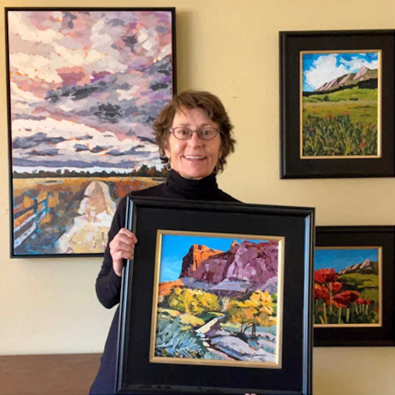 Come through South Boulder for First Saturday during Boulder Arts Week.

 @lisaseamanpaints opening her home studio, featuring Love Letters to Public Lands &mdash; textured, palette knife paintings inspired by national parks and Boulder open space. Y