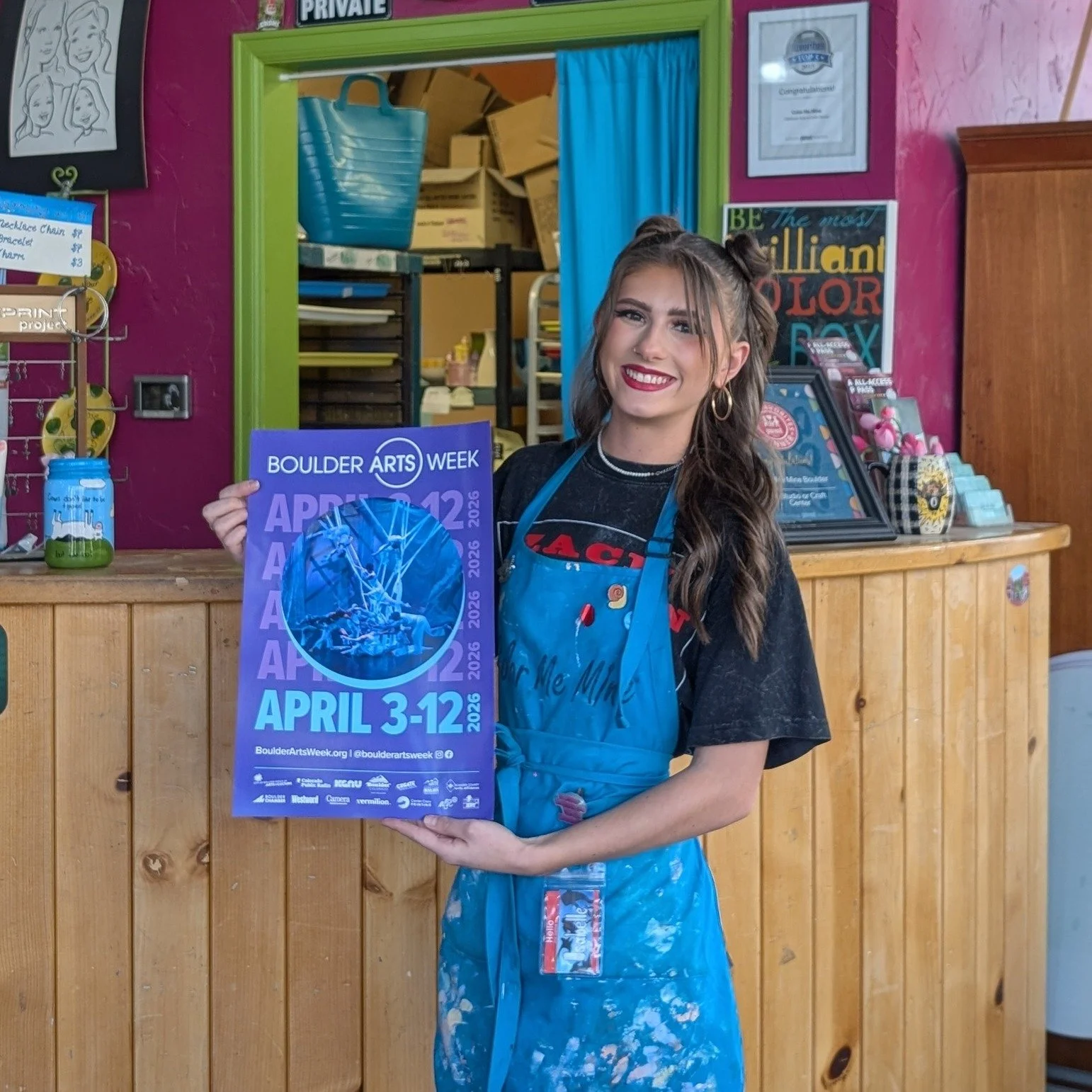 Huge thanks to Color Me Mine for being a Business Champion for Boulder Arts Week 2026! 🎨

The vibe is always right at @cmmboulder, a place where you can unwind and get creative on whatever piece draws you in. 

It&rsquo;s one of those Boulder spots 