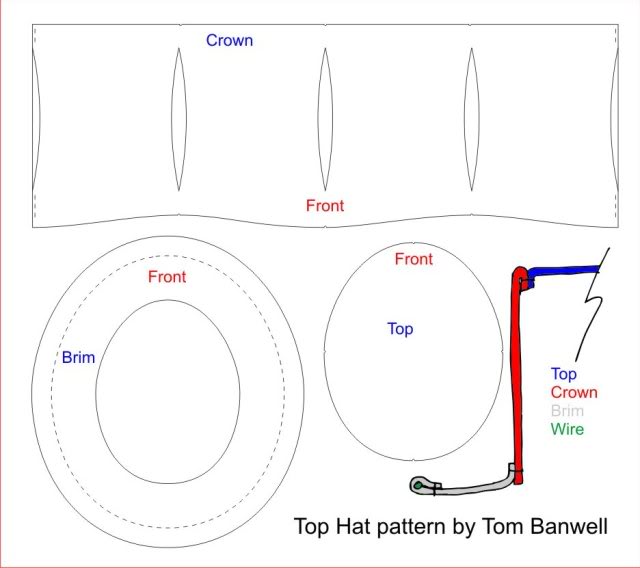 Steampunk Top Hat Tom Banwell Designs