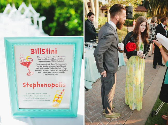Speciality drinks signage.