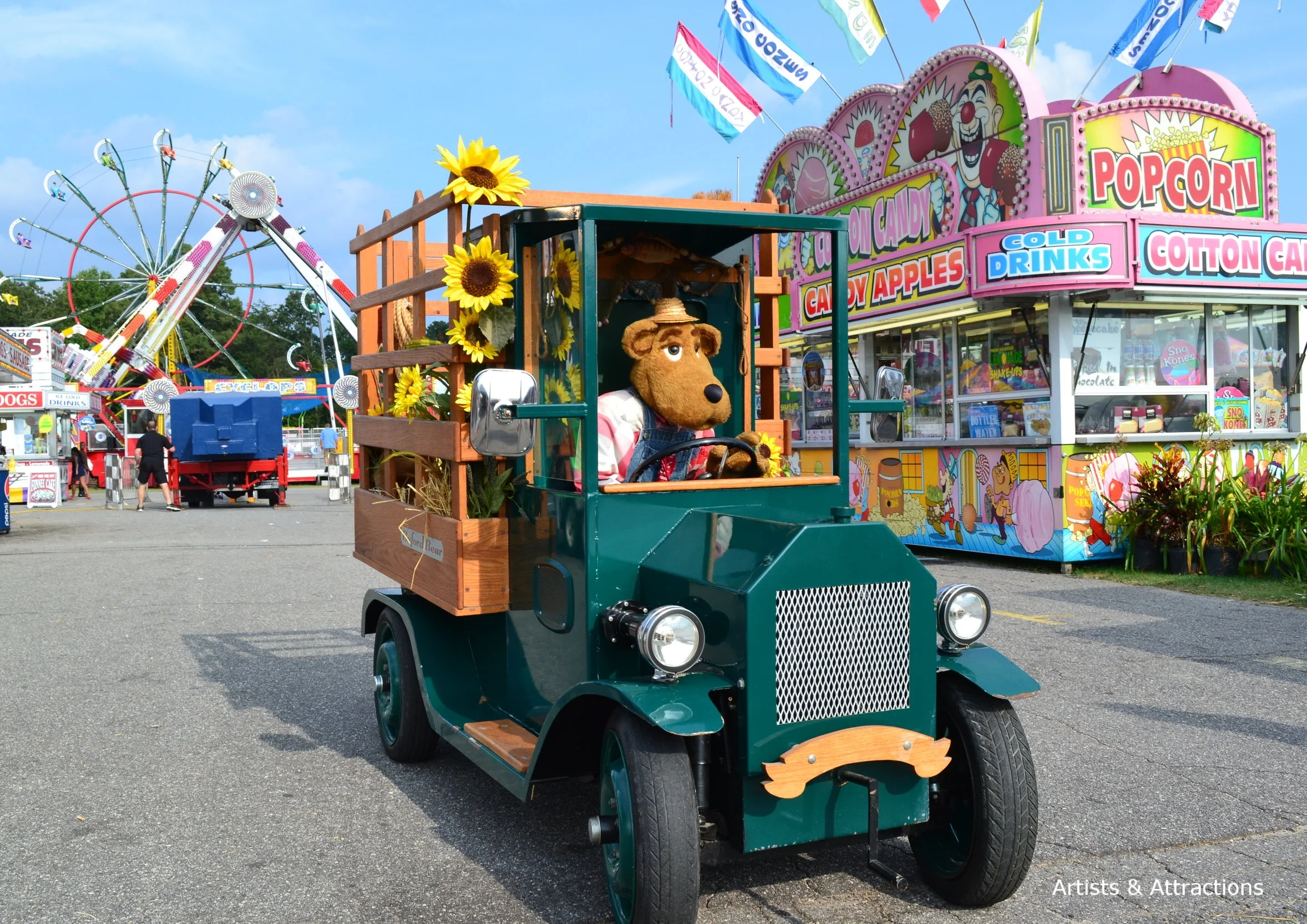 Buford Bear and His Miniature Truck