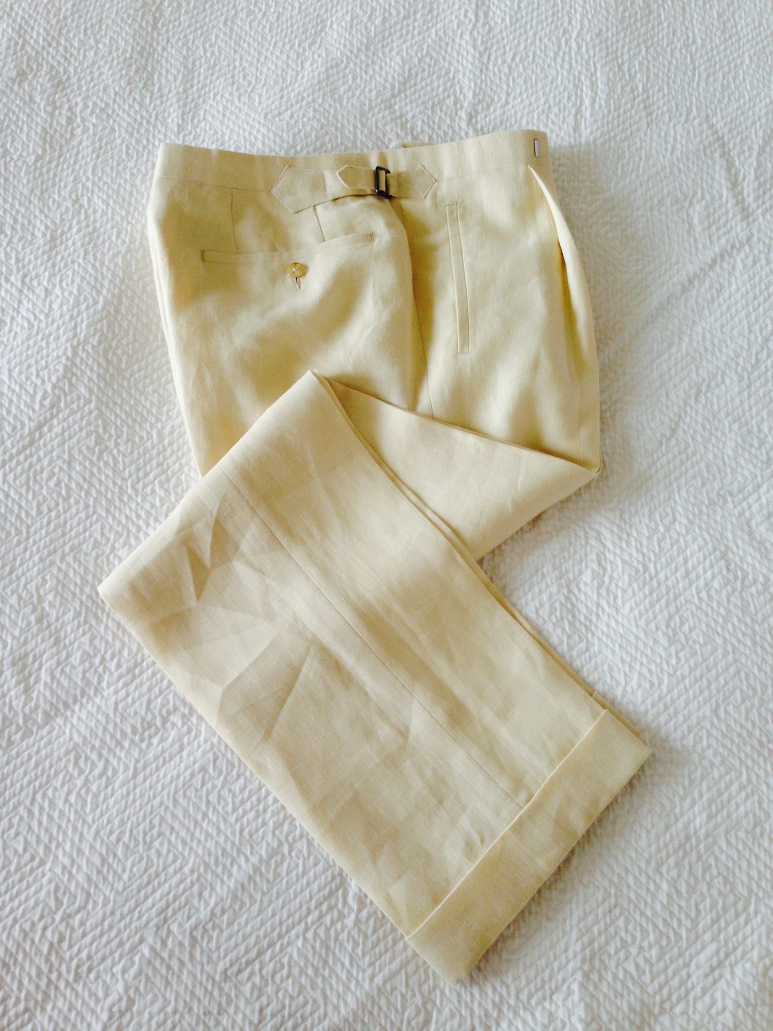 Replacements, this time in a lovely Holland &amp; Sherry cream linen.