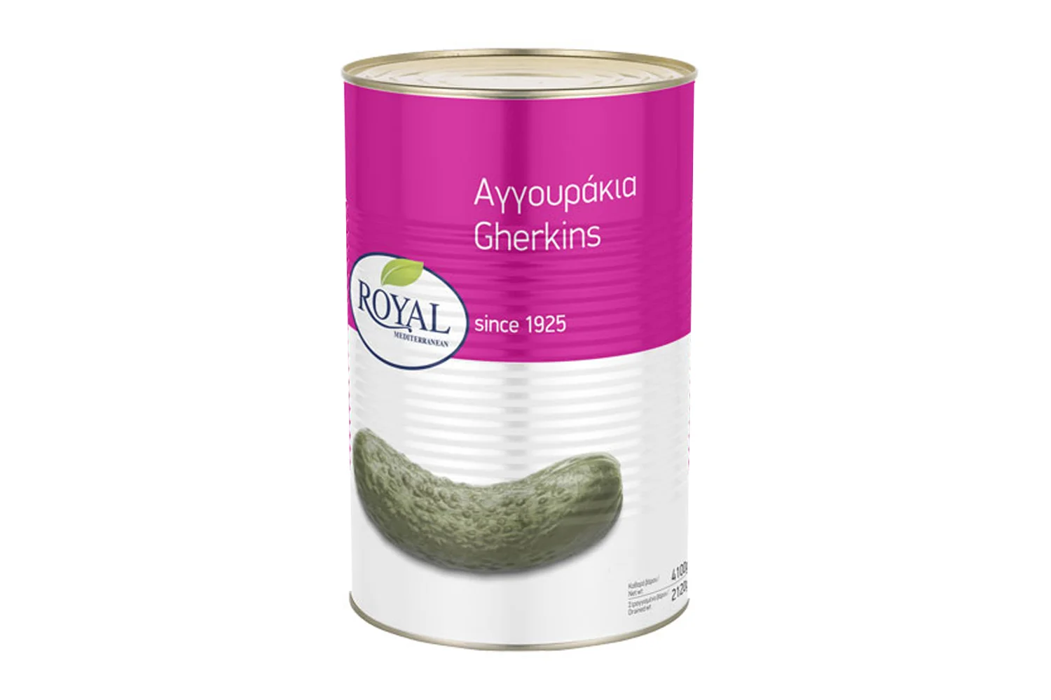 Royal Gherkins in tin 5.5kg