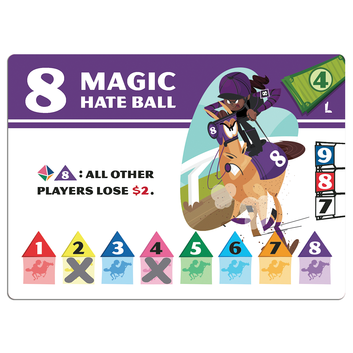 Long Shot Dice Game - Horse Set 4 - Card 8.png