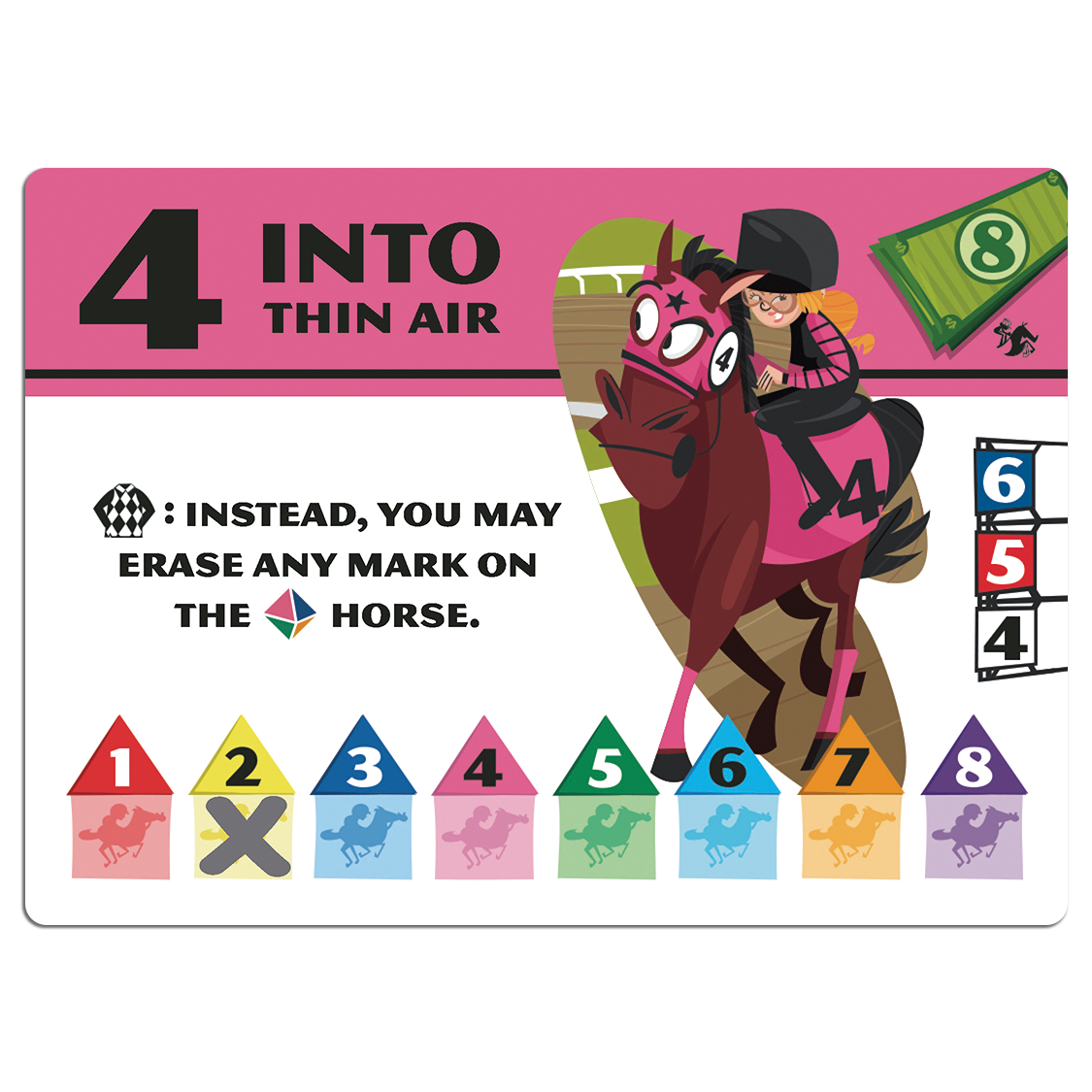 Long Shot Dice Game - Horse Set 6 - Card 4.png