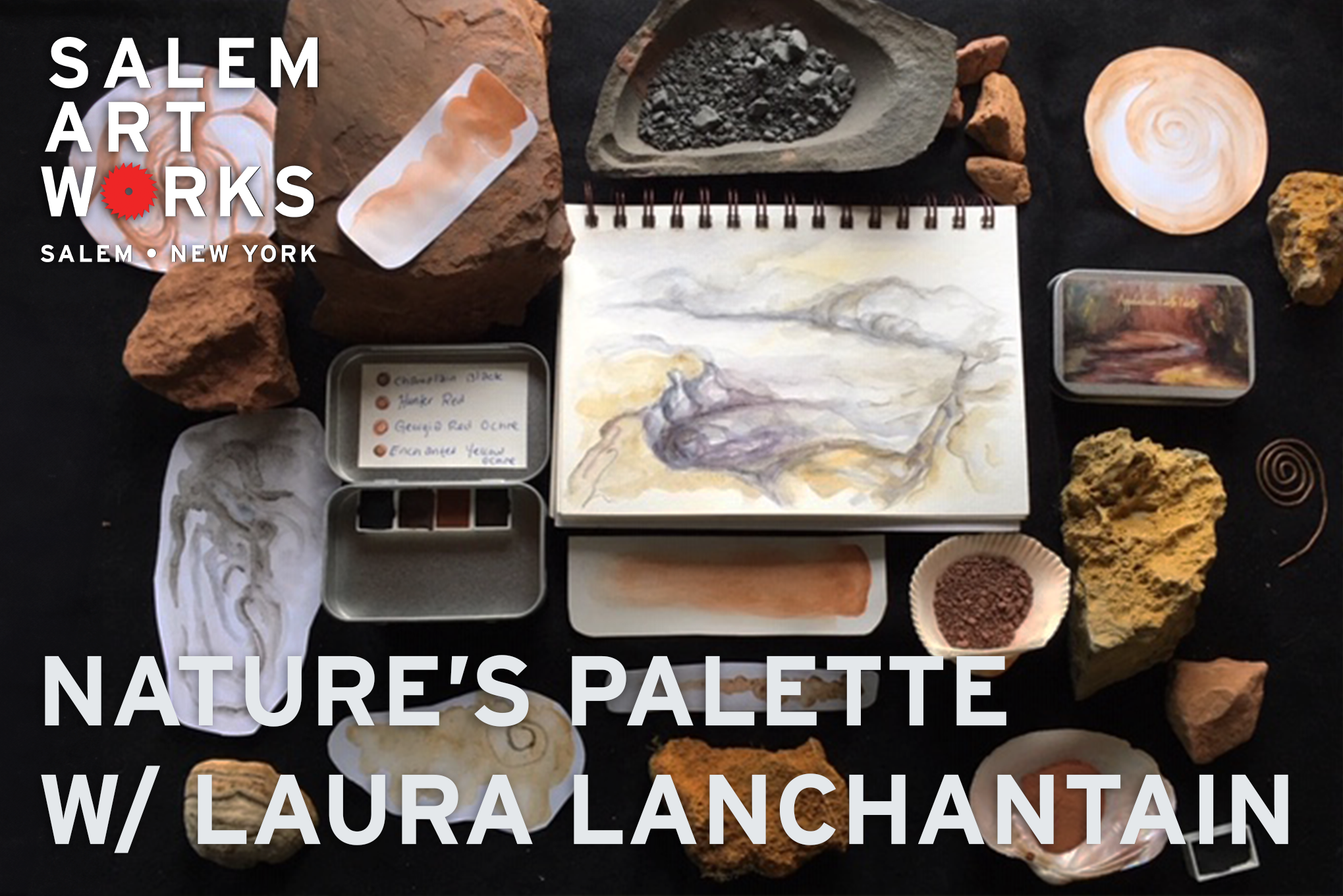 Nature’s Palette: Make Your Own Oil and Watercolor Paint with Laura Lanchantin