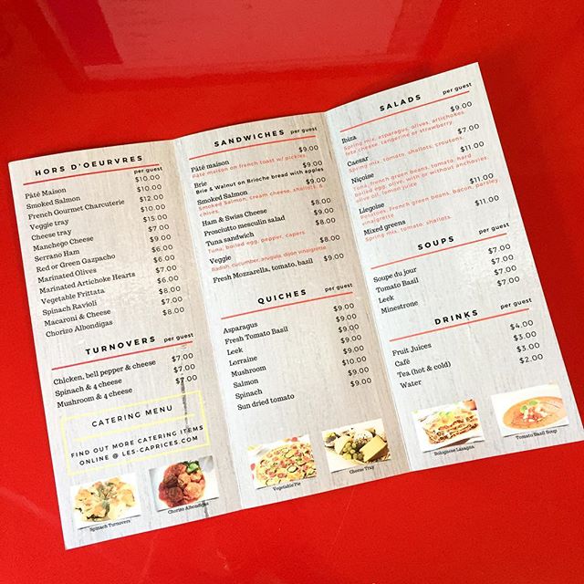 Our catering menu is here! Come grab one at our farmers market locations! #cateringON