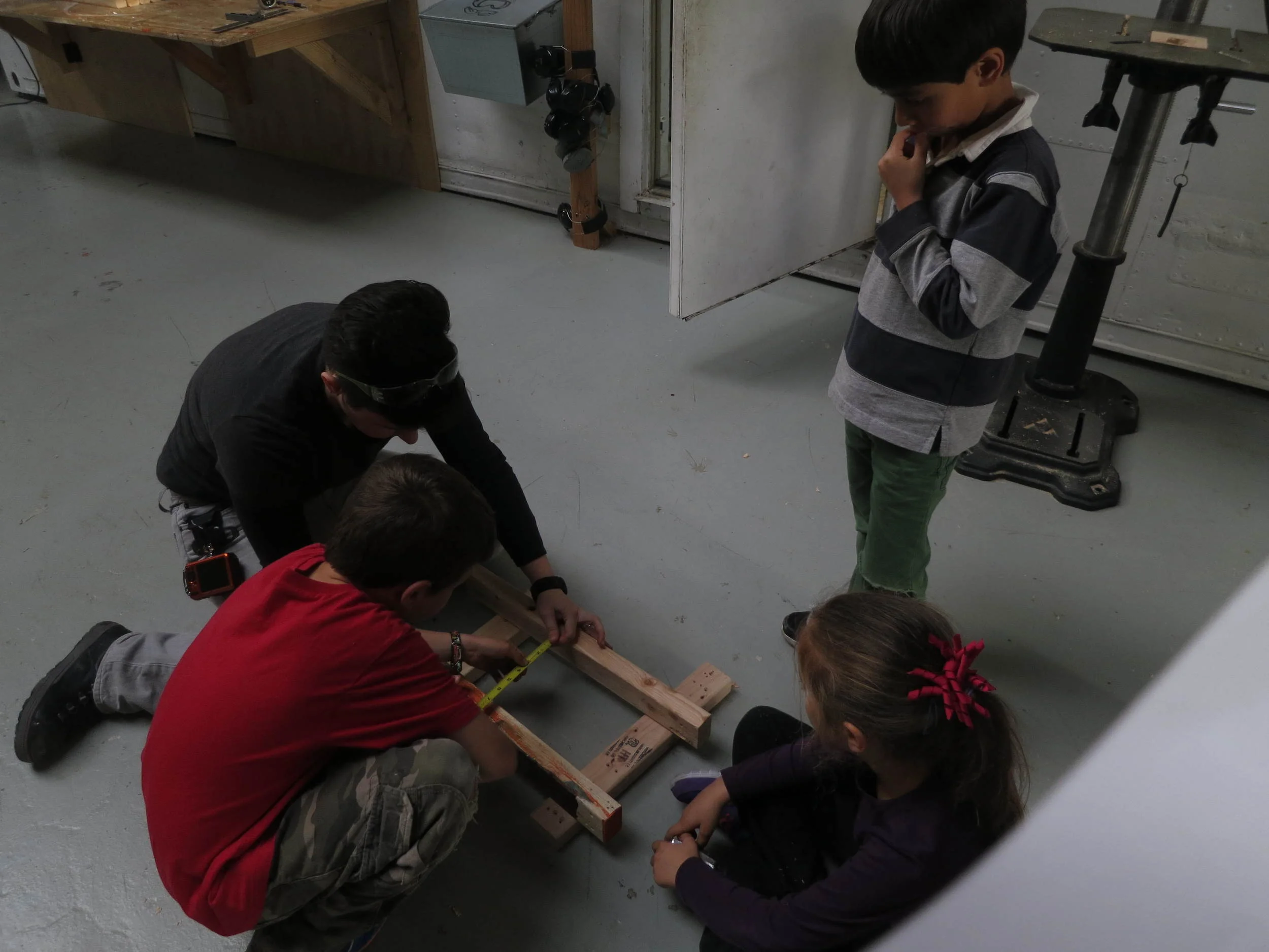 We discover how using scraps materials can really help everyone visualize the design.