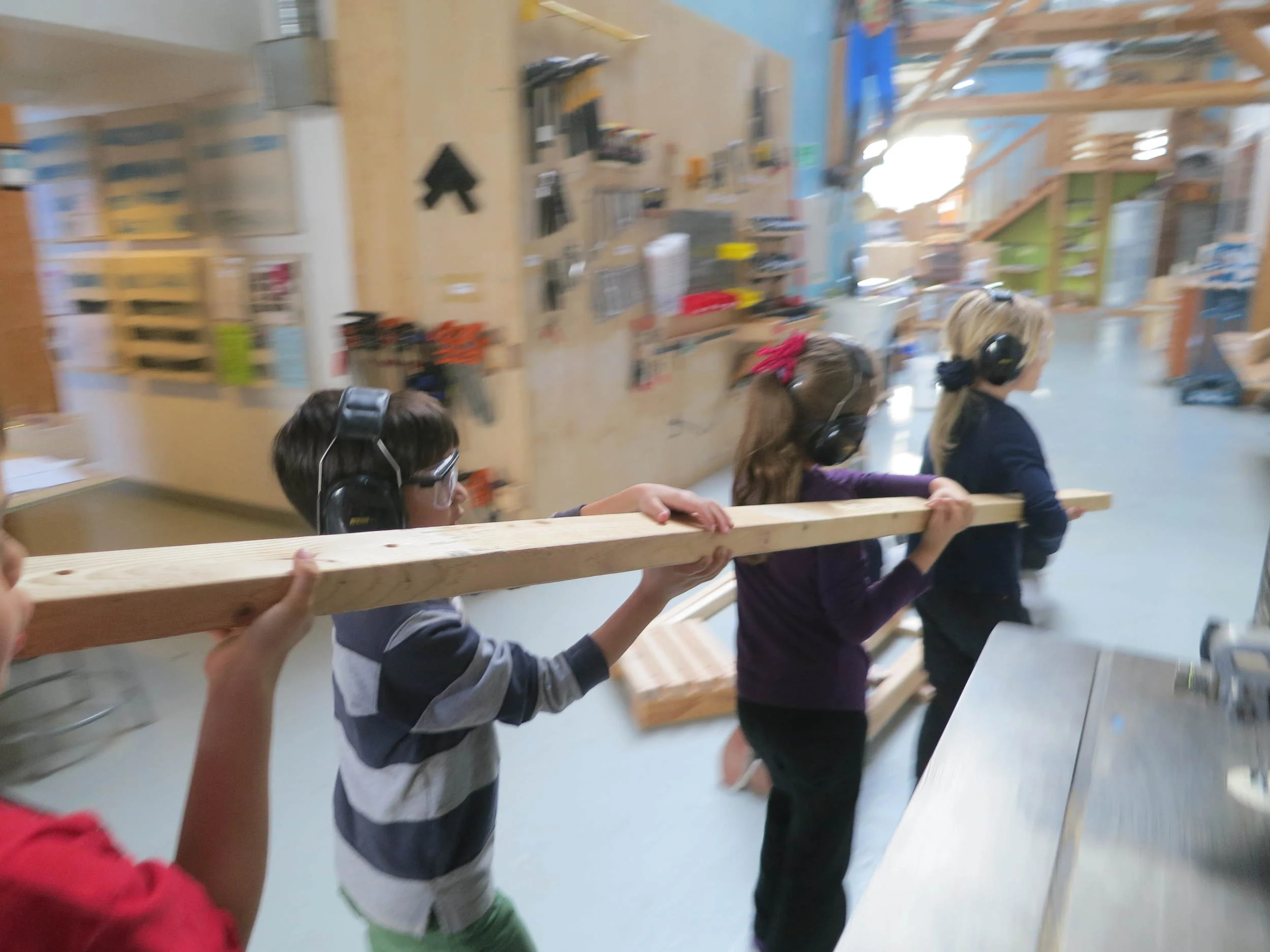 Everyone was on board to lend a helping hand!