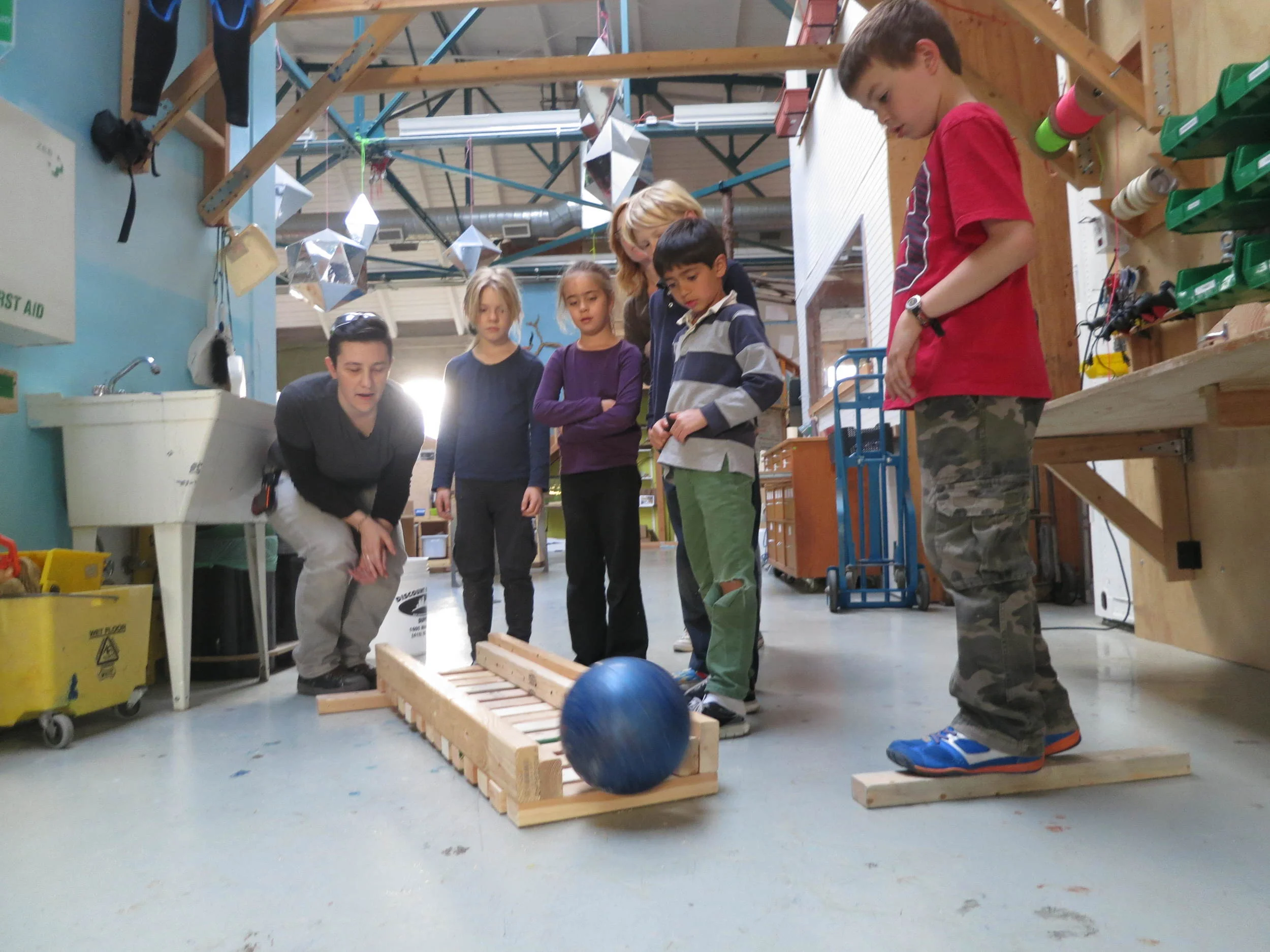 We finish building for the the day just in time for a fest run.