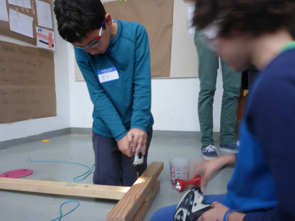 Making supports for the roof materials.