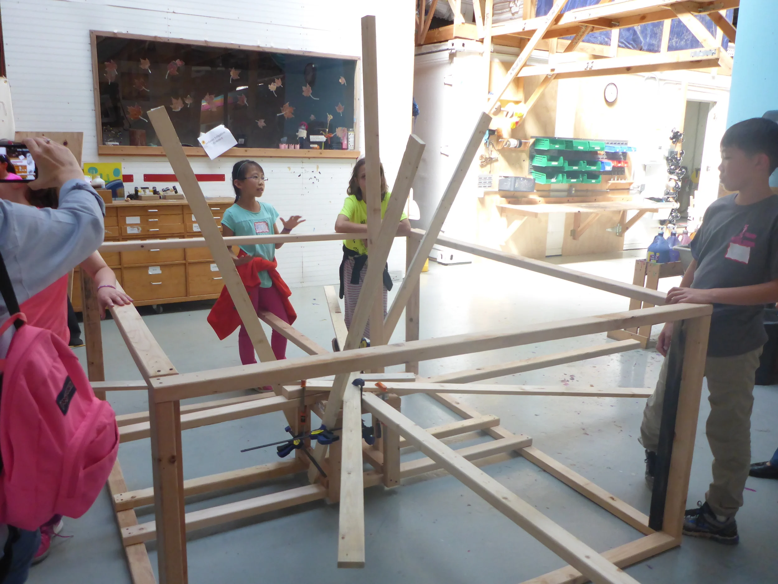 Team Cube-Snowflake discuss how spherical their design actually turned out.