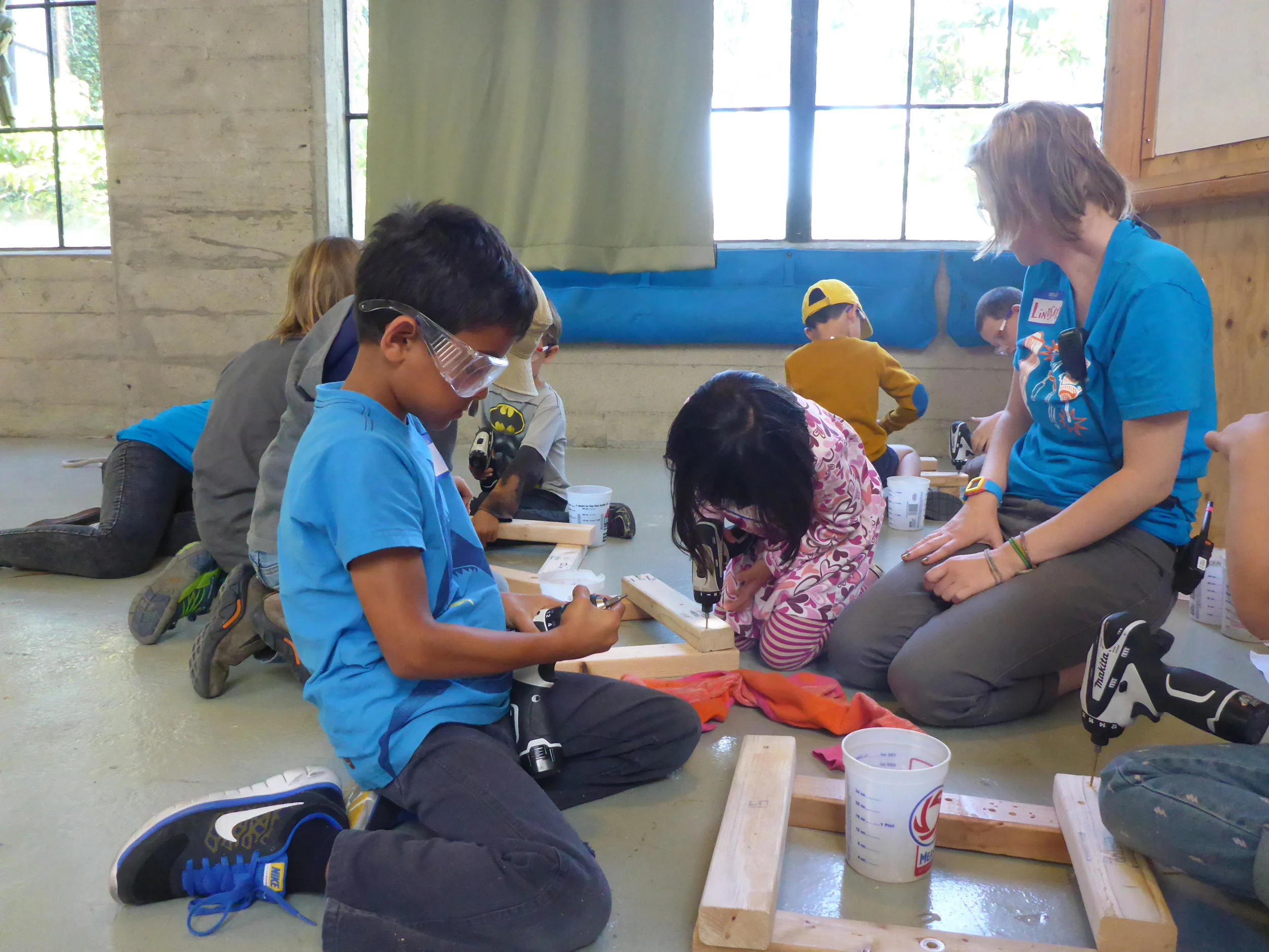 Tinkerers begin to build for the Yellow Submarine!