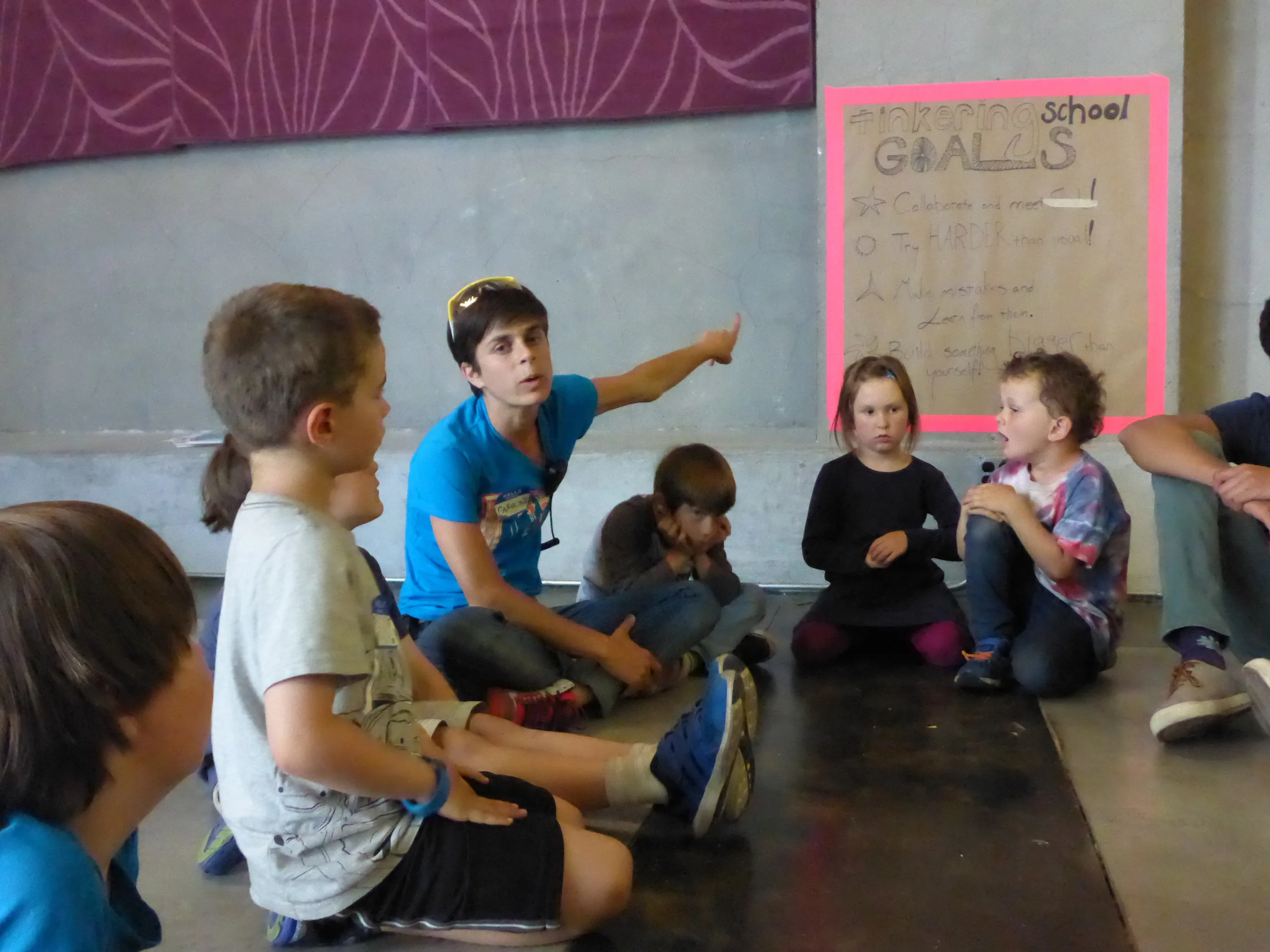 We remind ourselves of our goals before getting started. 