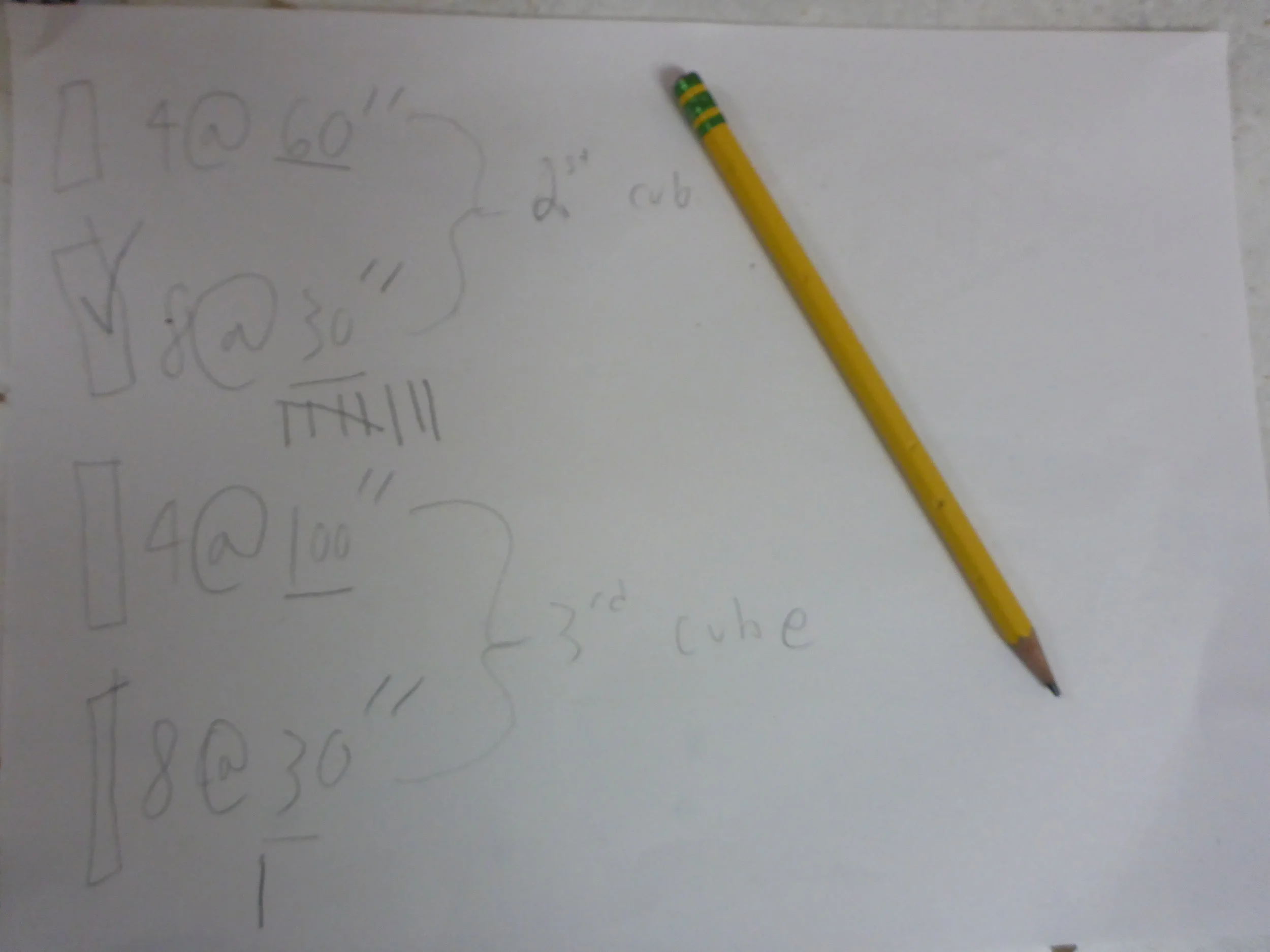 Kids keeping track of the cuts!