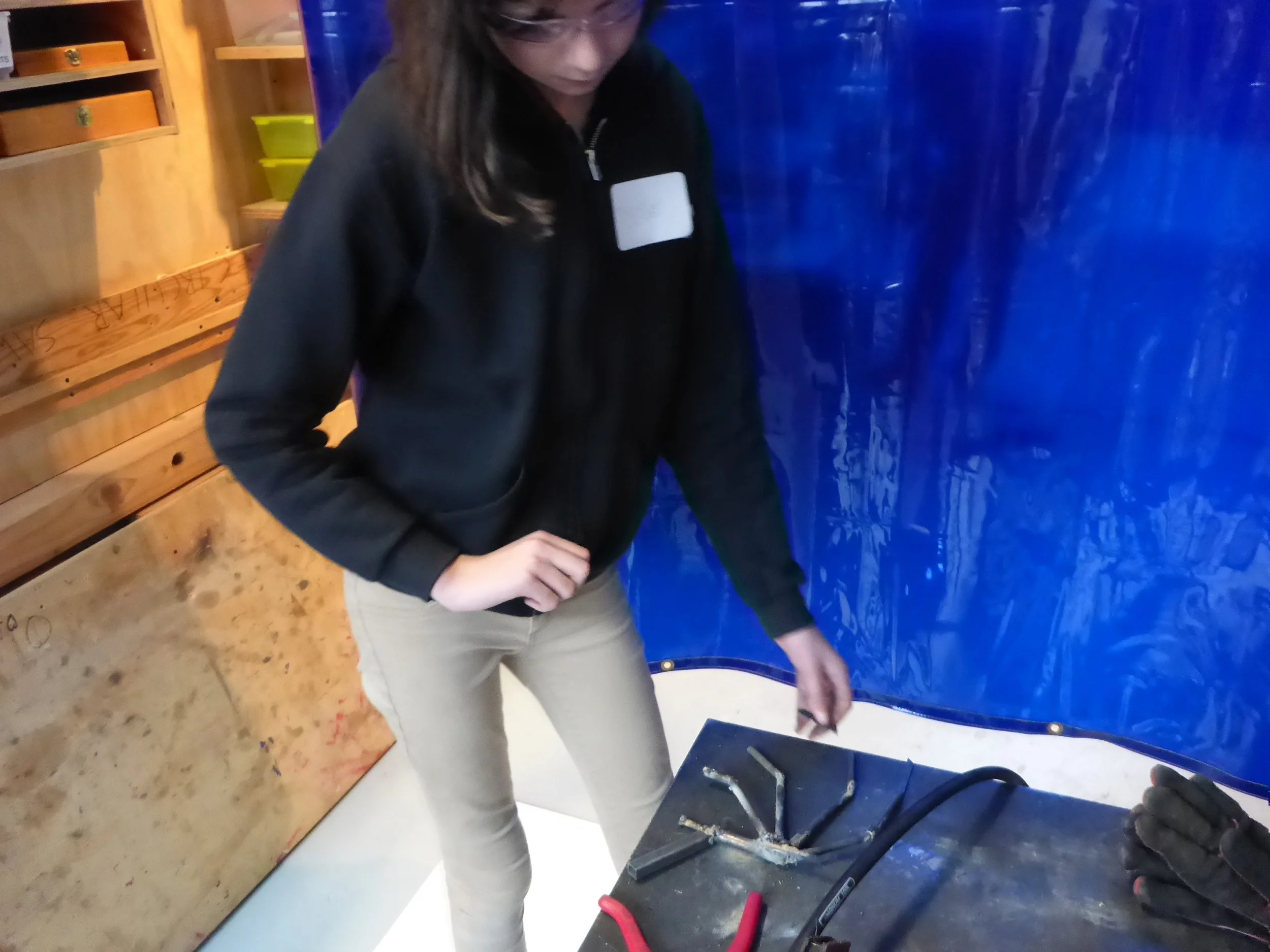 We completed a bat wing!