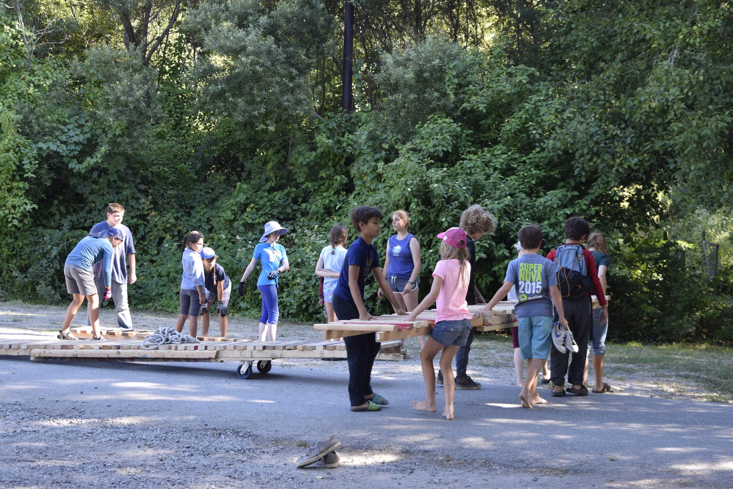 Pictured (left to right): Tenley, Turtle Man, Isabella, Victoria, Liora, Diego, Ben, Eisen, Laila, and Cyrus