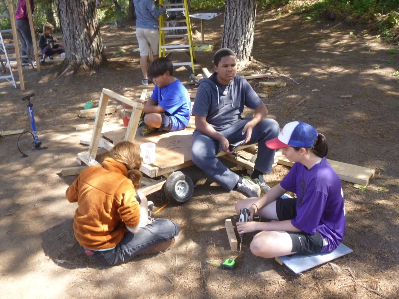 Team Kablooi's cart has taken shape!