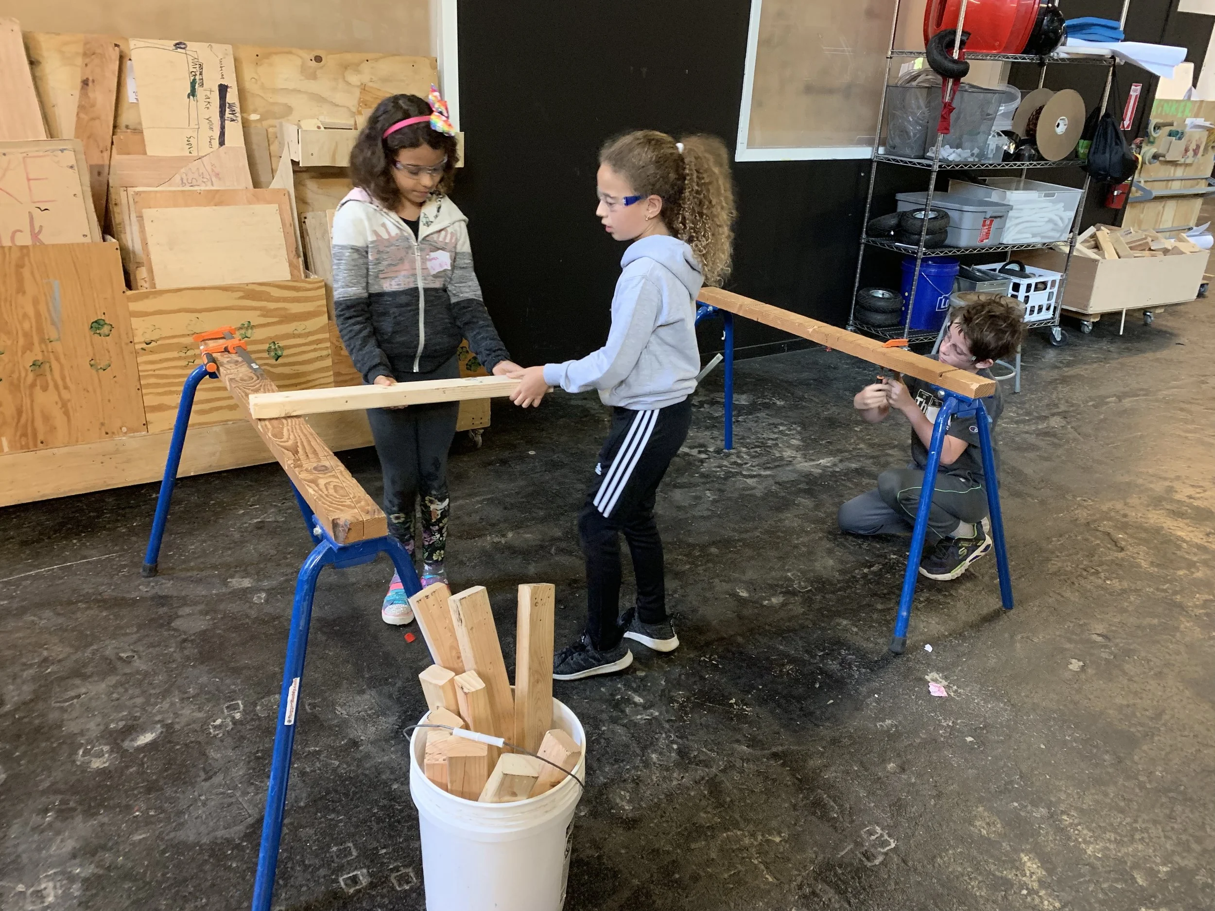 Experimenting with clamps