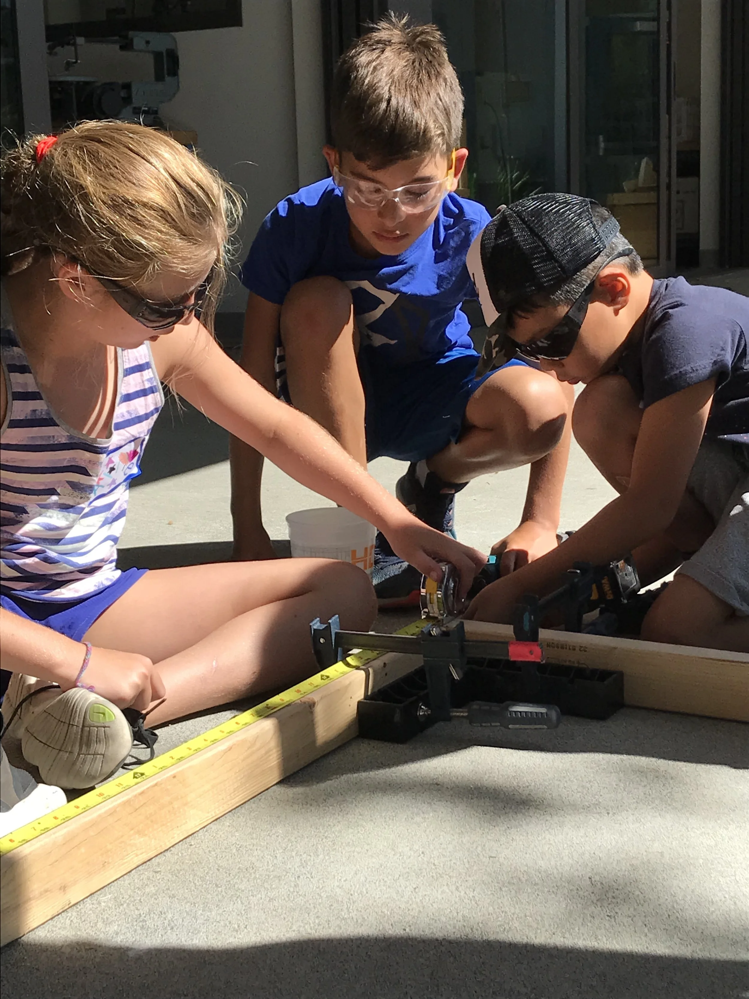 Communication is a big part of what we do at Tinkering School. Asking “How can I help?” or lending an idea to a project can improve our day.