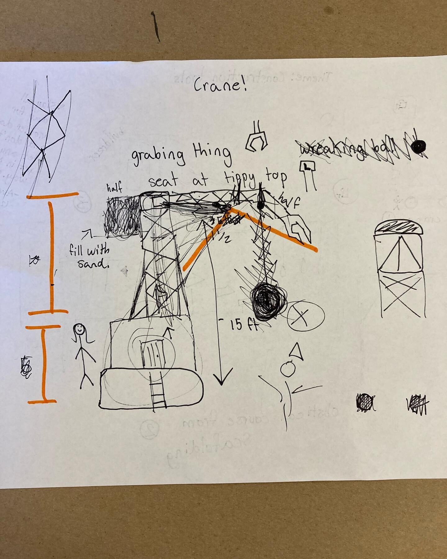 We start every new session with a broad prompt and then hand out paper, pencils, and pens and let the tinkerer&rsquo;s imagination carry the design session. Follow along this week to see how we get from the prompt: Construction Equipment to the final