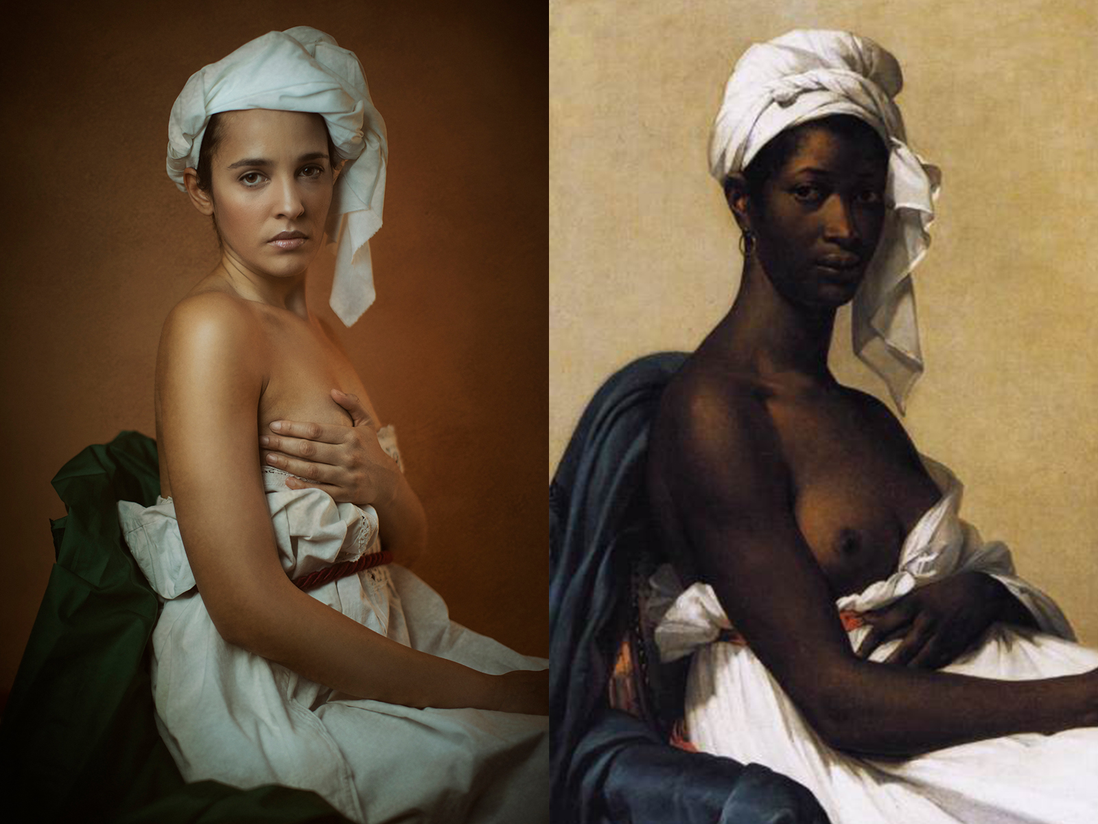 Marie-Guillemine Benoist, “ritratto di donna nera” (1800)