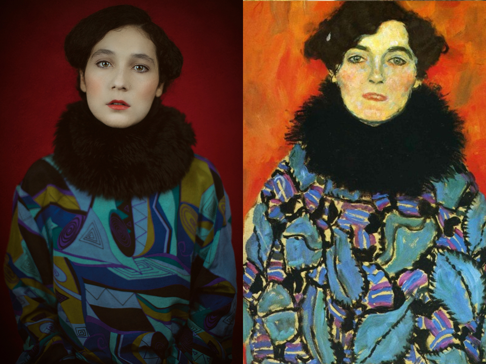 Gustav Klimt, “ritratto di Johanna Staude” (1918)