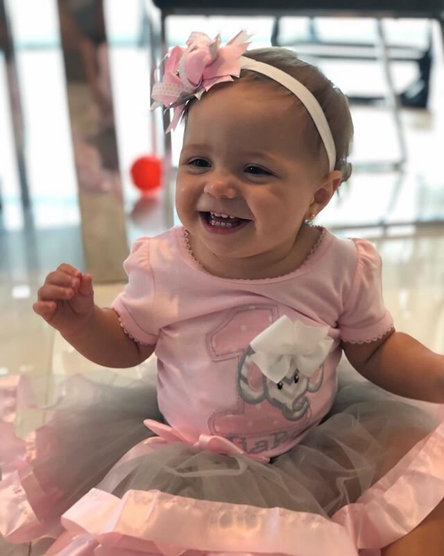 You have brought us more happiness than we could have hoped for. You are our sunshine, our everything. This has been the best year of our lives! Never stop smiling and being so happy. Happy 1st birthday my sweet angel! We love you so much! 🎀🌷💗 #1s