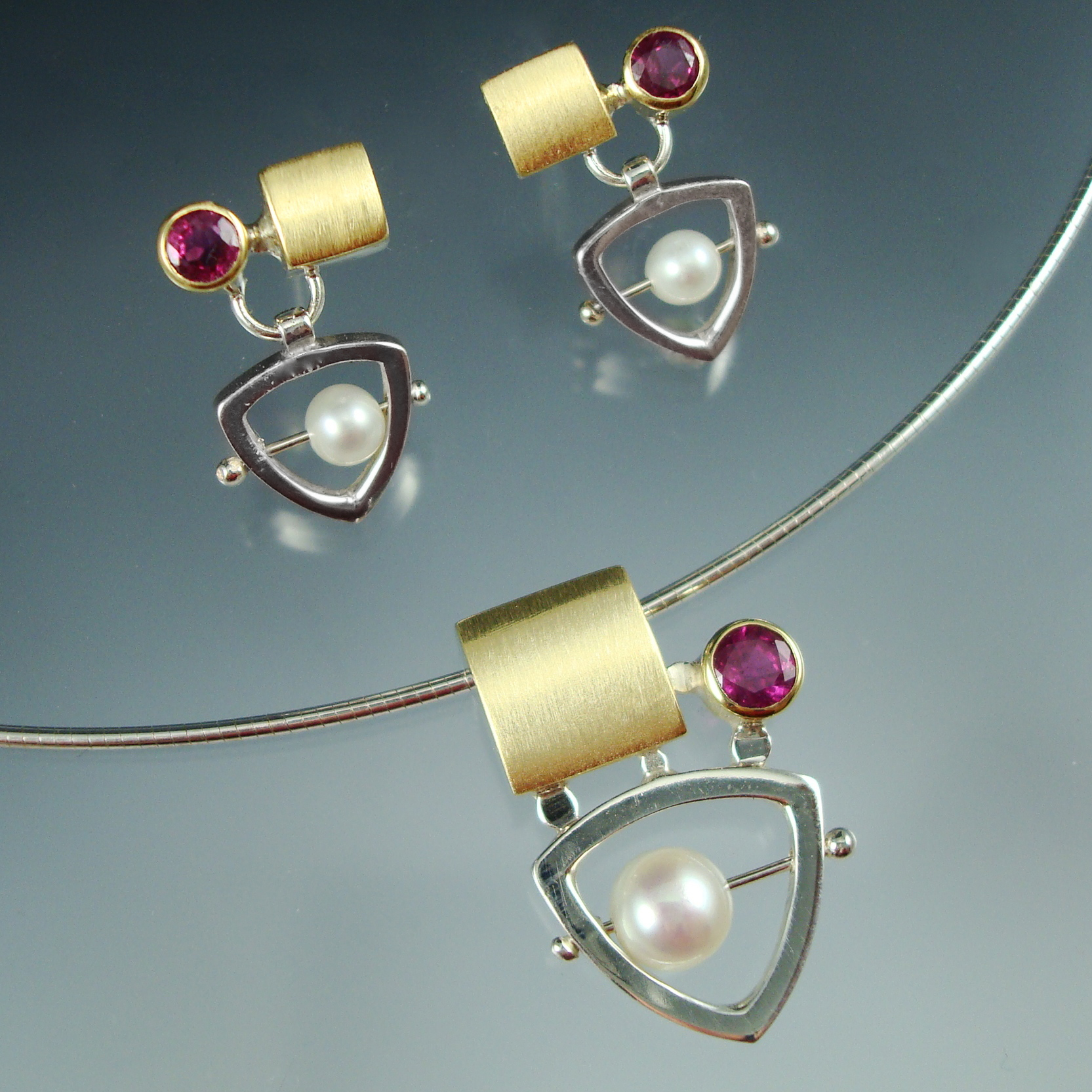 Custom Earrings & Pendant