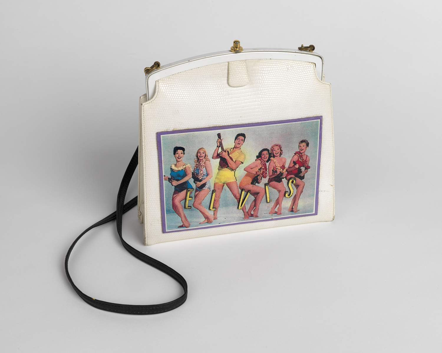    Elvis Presley handbag.&nbsp; Circa 1963   