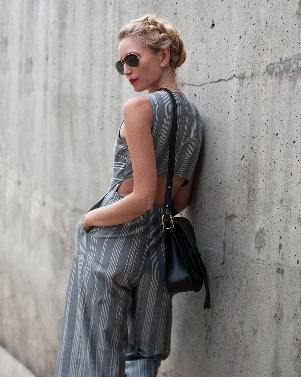 Striped Jumpsuit