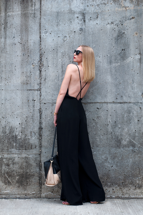 Black Palazzo Jumper