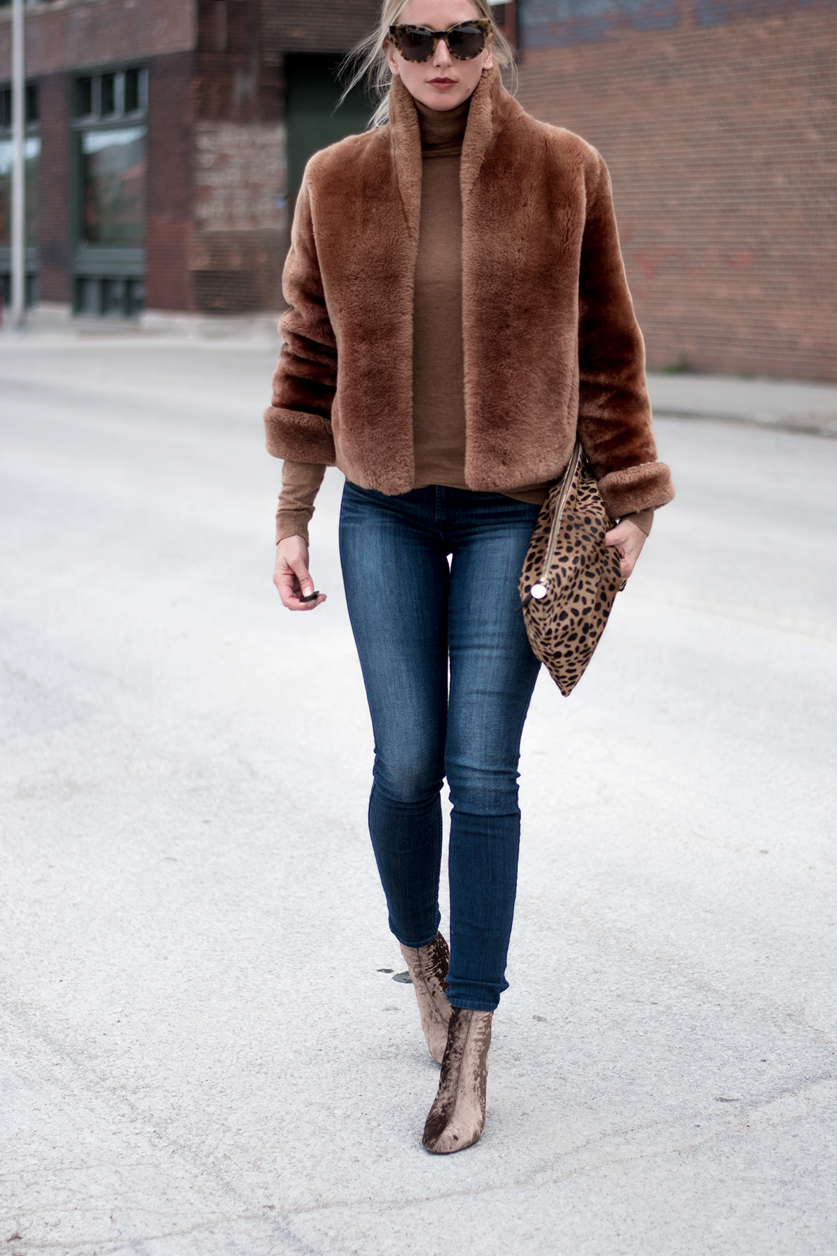 Faux Fur Bomber — FORAGE FASHION