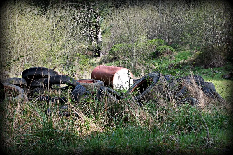 Tire and Fuel Tank Abandonment