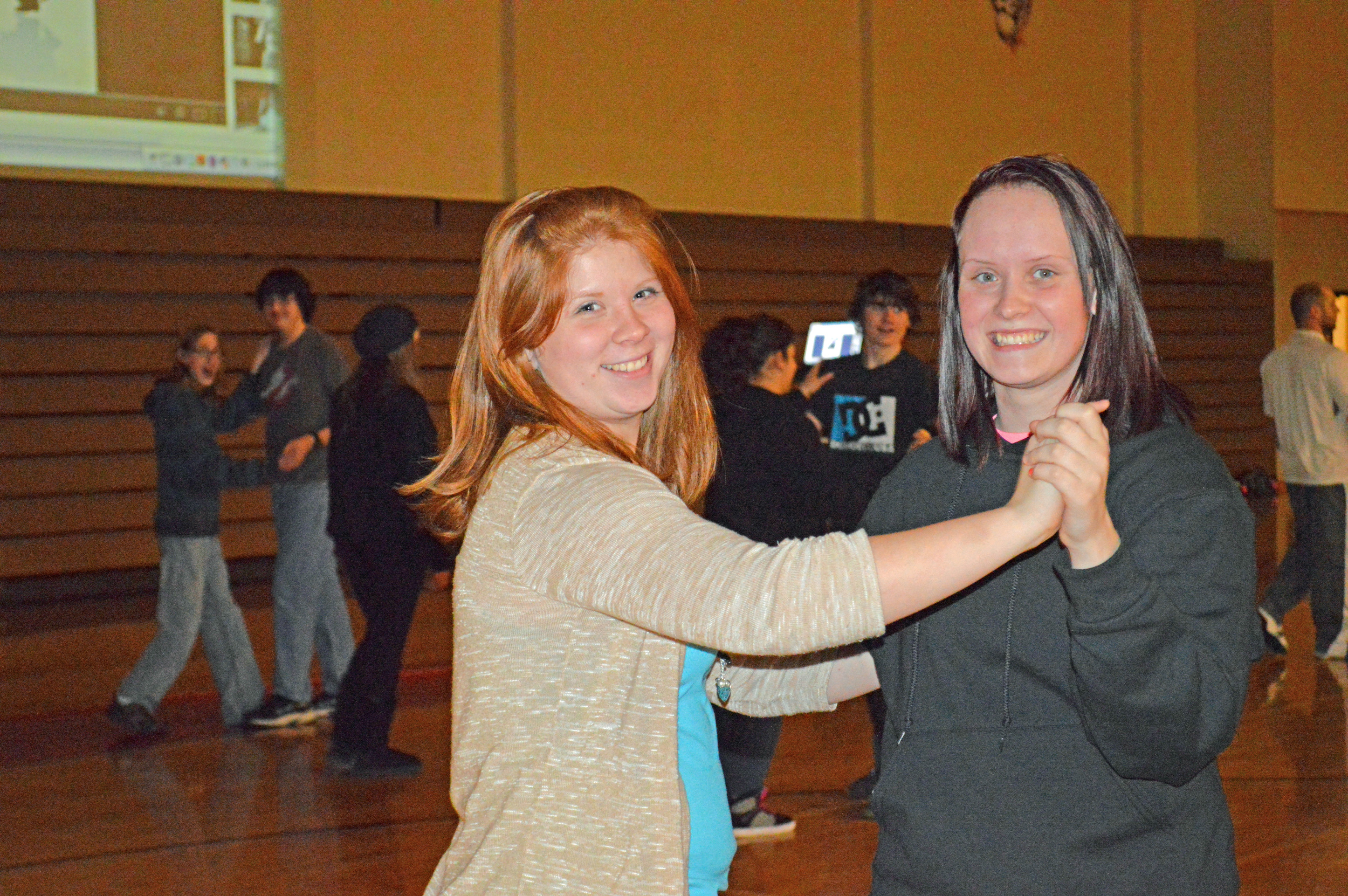 Megan and Lyndsey Dancing