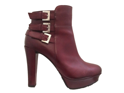 3 Buckle Red Heel