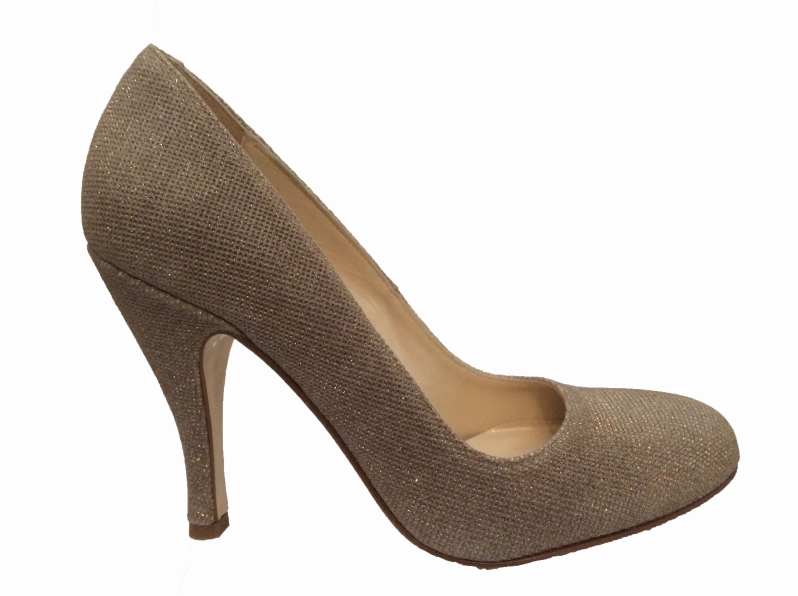 Canvas Glitter Heels