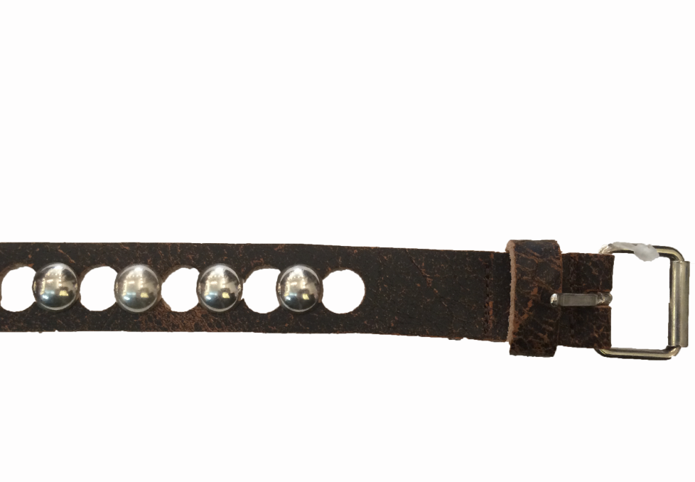 Brown Studded Belt