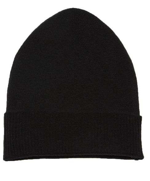 Black Cashmere Beanie