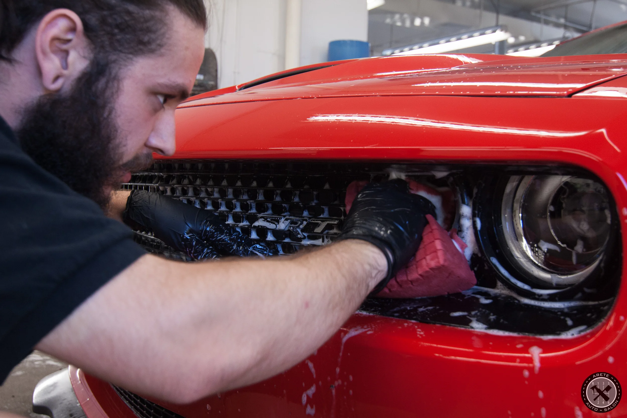 SRT Challenger Hellcat & CQuartz Finest — Areté Auto Salon Fine Auto