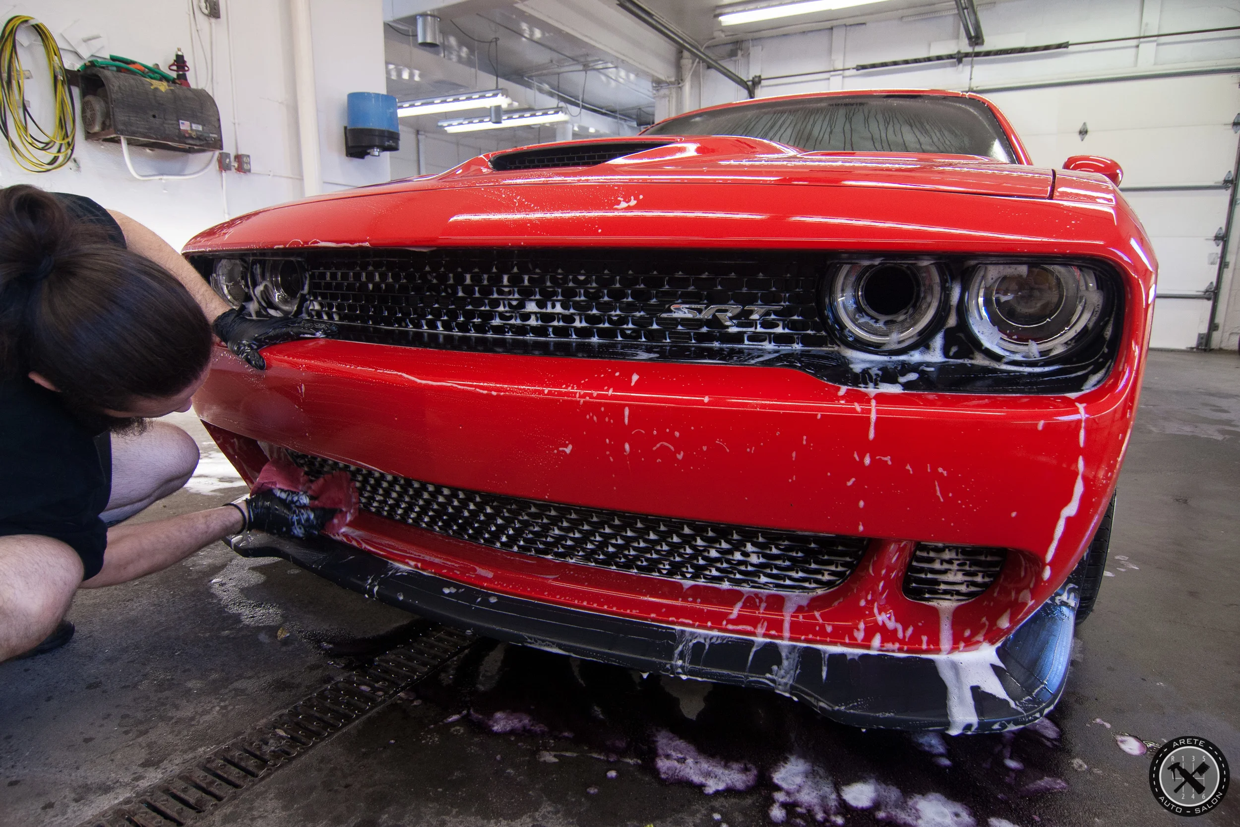 SRT Challenger Hellcat & CQuartz Finest — Areté Auto Salon Fine Auto