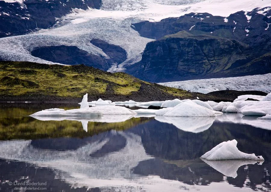 Fjallsarlon and Fjallsjokull.