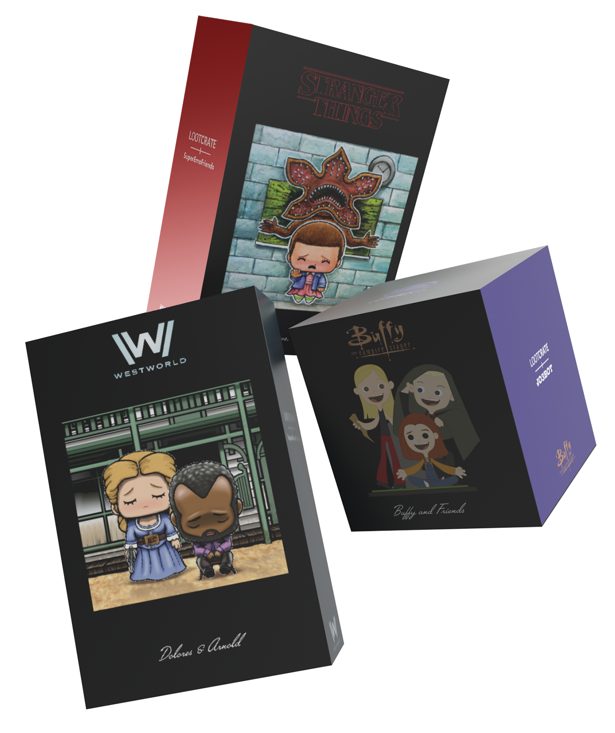 Artist Series Packaging Featuring: HBO'™ Westworld, Netflix Stranger Things™, and Buffy™ The Vampire Slayer