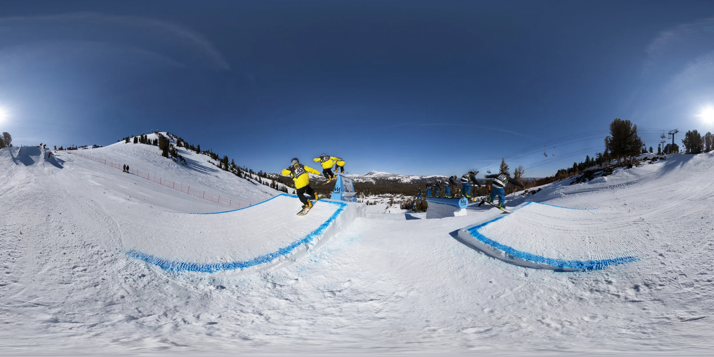 Action Sequence 360º at U.S. Grand Prix Ski / Snowboard Competition