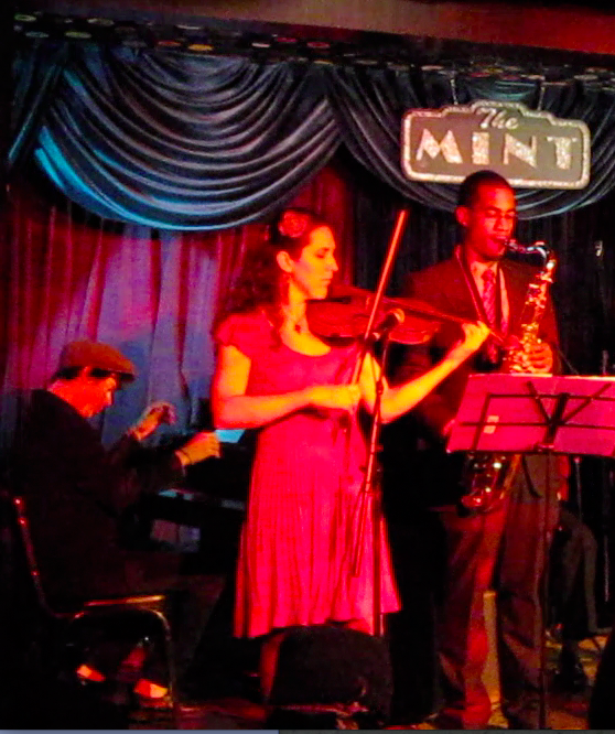 Performing live at The Mint