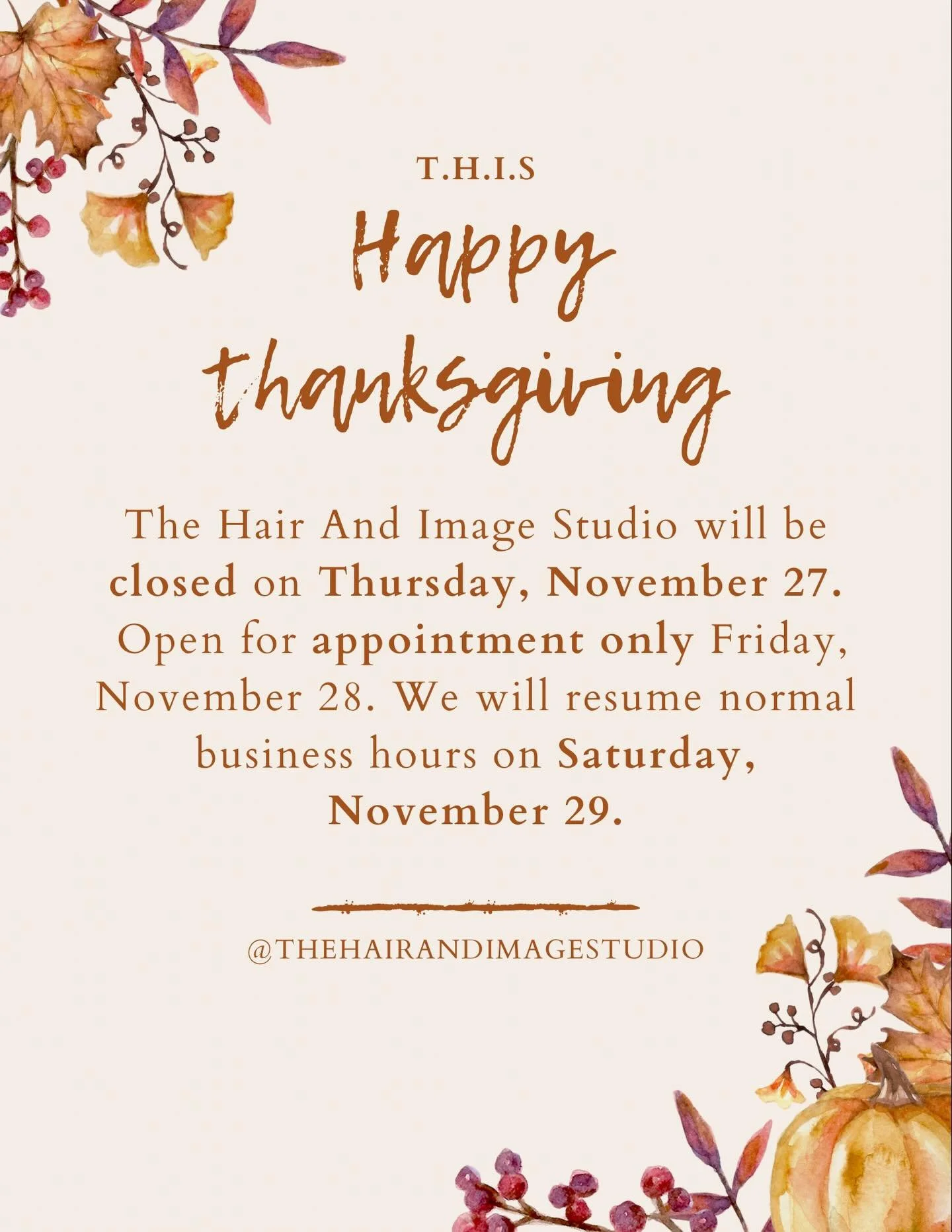 Have a happy holiday everyone ! 🍁🍂