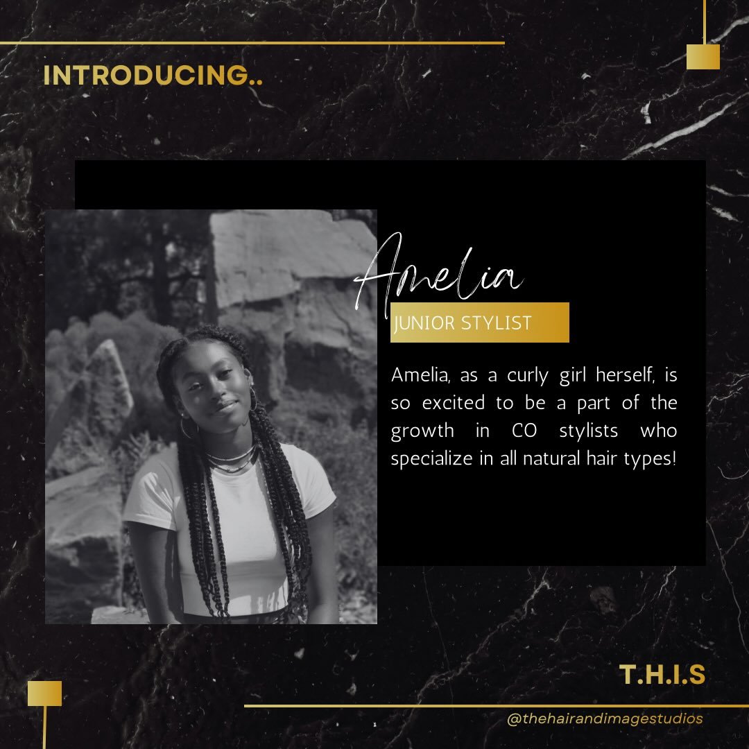 Introducing our newest team member&hellip; Amelia as our natural hair, braider and healthy hair care specialist. 

Her online scheduling is officially open. She is ready to take on clients!
-
Amelia is a fully licensed cosmetologist in the state of C