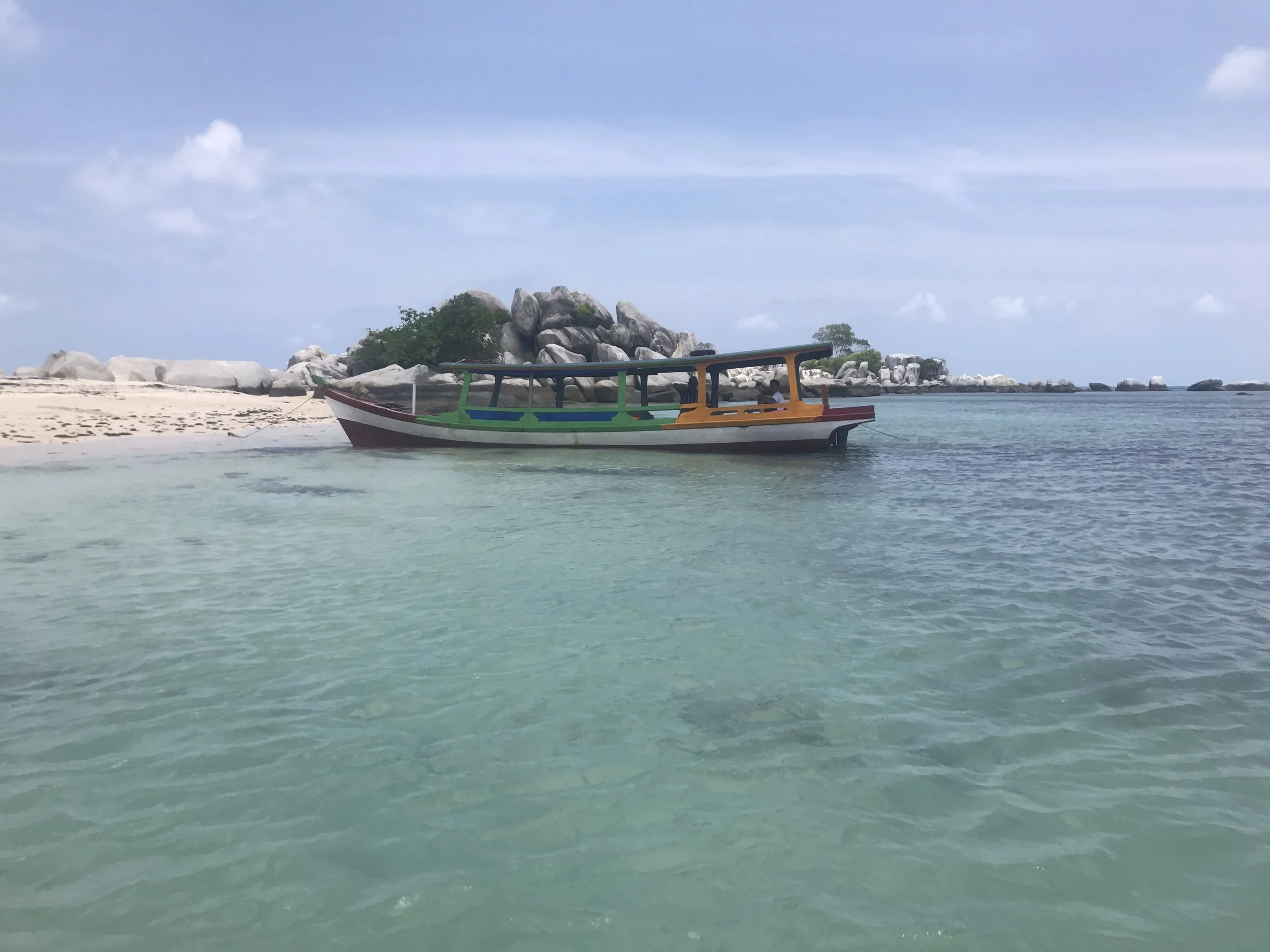island hopping in Belitung