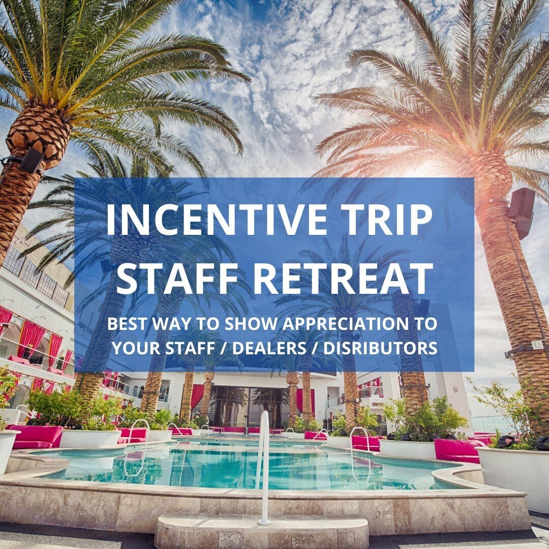 Incentive Trip &amp; Staff Retreat
A great way to show appreciation to your staff, sales team, distributors and dealers for a year of hard work and goals achieved together. 

Bringing your to destinations around the world with special curated itinera