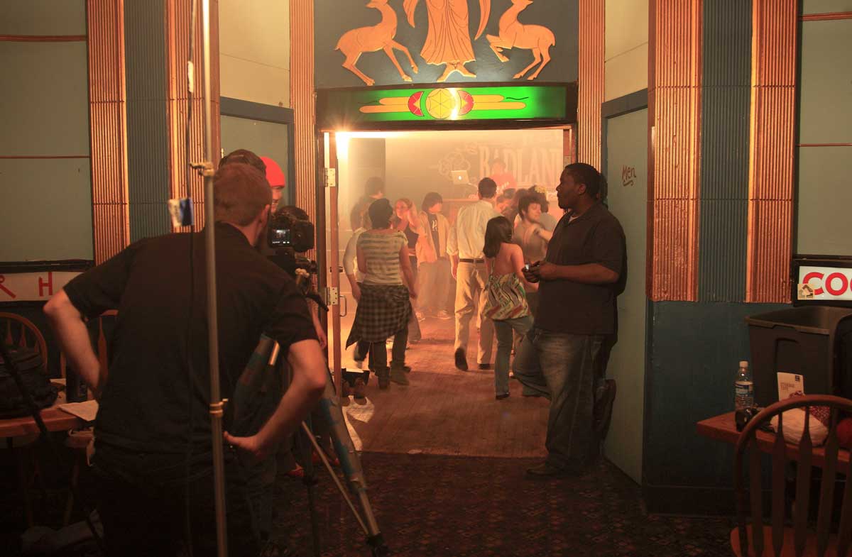 Shooting on location in Missoula, MT